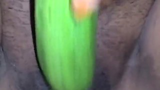 Indian Beautiful Saira Bhabhi Masturbated With Cucumber In Chut To Remove Loneliness