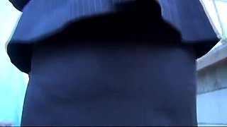 Real amateur outdoor couple enjoying hard fucking action