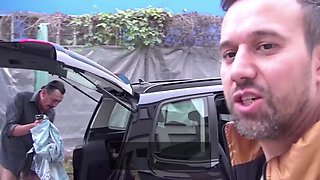 Sexy Big Ass Chick Anally Fucked In The Car And Outdoor - Titus Steel And Dieter Von Stein