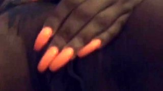 Blonde solo jerking off