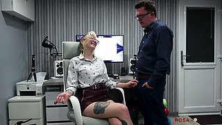 Office Slut #2 - Sucking the Bosses Cock