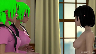 Hentai Sex College Episode 6 - University Student Demonstrates Her Sexual Prowess on Stepdaddy's Cock