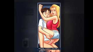 Hot Teen Fucking in a Locker