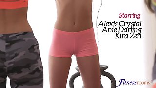Gym rooms - yoga professors fuck horny young