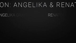 Angelika Grays' Burning Desire in a Romantic Embrace