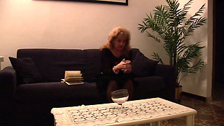 Nasty mature lady fucks stepson
