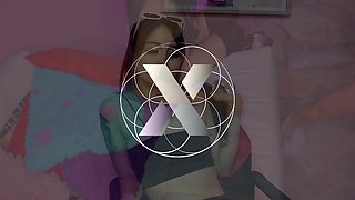 Brunette Lesbian Loves Her Friends Licking Her Pussy