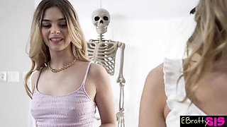 Candy Glazed Cum Treats Pile Up in This Halloween Brattysis Compilation With Angel Gostosa