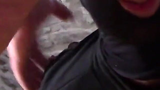 Bound and Blindfolded MILF Gets Her Mouth Fucked and Facialized