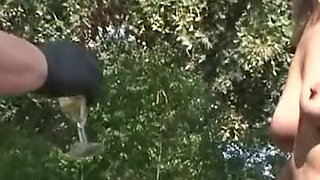 Humiliated bottle I pussy