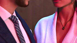 Being a Wife (v1.220p) - P12 - the Slutty Wife Lies Next to Her Husband and Secretly Exchanges Nude Photos with a BBC