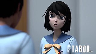 Lesbian Hentai Sex School Episode 8 - Penny's Break with April O'Neil and Kira Noir
