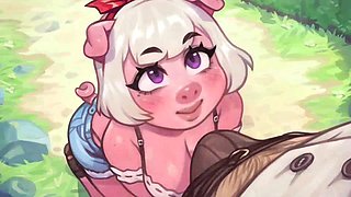 Enjoying an amazing blowjob from my furry princess