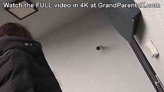 Mature Christina Santes Welcomes Visitor With Wild Threesome