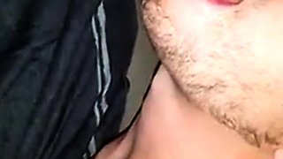 Bareback Amateur Takes Big Cock Bareback and Swallows