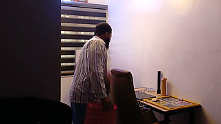 Domestic Duties: Ebony Fat Ass Babe Bending Over