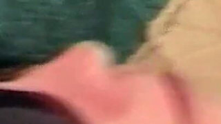 Sexy mature gets a warm load on her face