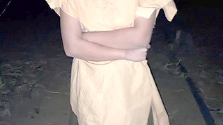 Desi college girl gets seduced and smashed in the jungle