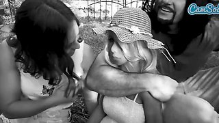 Camsoda - Hardcore MFF cock sucking trio with dirty doll