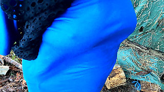 Huge Naked Tits Pounded in the Field