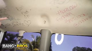 Bangbros - Lauren Phillips picks up numerous lucky riders for bus porn & a cream colored complete in her mouth