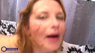Tanny Is A Slutty Curvy Housewife With Big Natural Tits Who Gets Fucked By Her Neighbour - MatureNl