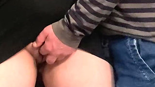 Horny Perv Fingering Girl Under Dress