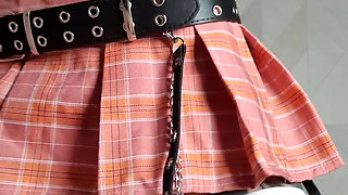 Sweet Slut in Stockings and Small Thongs