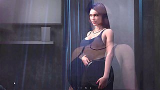 Animated babes with big nipples get down and dirty