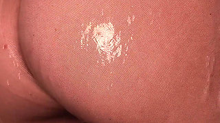 Wet Nylon Legs Shine Even More