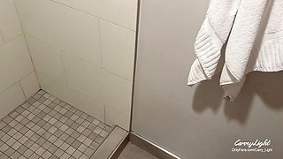Step Mom caught Step Son jerking off and helps to cum quick on her pussy while her Husband is home
