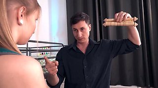 DOEPROJECTS - Gorgeous Brunette Henessy Plays With Milk And Sucks Cock - LETSDOEIT: Porn