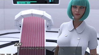 Stranded in Space - Blue Haired MILF Want Threesome with Me & Hot Busty Doctor