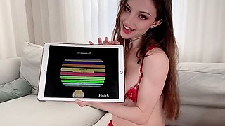 Big boob brunette masturbates on webcam