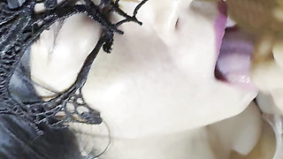 NYMPHOMANIAC NANNY SUCKS THE DICK OF THE FATHER OF THE BOYS SHE TAKES CARE OF