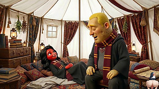 Fruit Series: Episode 2 - Cute Strawberry Witch and Potato Wizard Sharing Magical