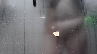 Sexy BBW Amanda Teasing in the Shower