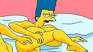Marge Simpson mature sexwife