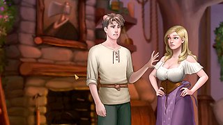 Cartoon fantasy adventure with Misskitty2k in animated hentai action