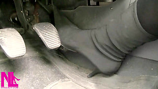 Revving in Cloth Black Boots