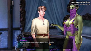 Big Boobs Giant Orc Woman Dirty Outdoor Sex and Pussy Creampie - Cartoon Animated Porn Game - What a Legend! - Part 25