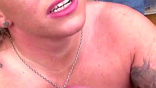 Sexy tattooed MILF smashed indoor and outdoor