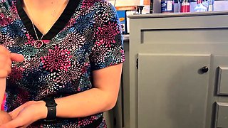 Amateur girlfriend handjob and anal fuck with cumshot