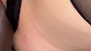 Iris Catches Momo Watching Pantyhose Porn and Gets Creampied