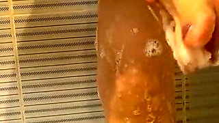 Woman Massages Your Feet with Soapy Water Until You Have an Orgasm