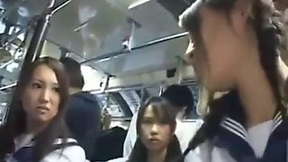 Asian Girls on a Bus