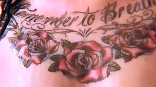 Busty brunette solo masturbation