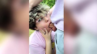 Amateur milf car outdoor handjob