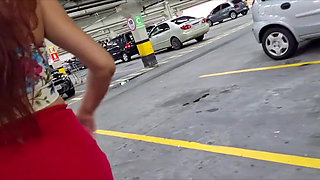 Wife Goes to the Market in Public Without Panties and Shows Herself off!