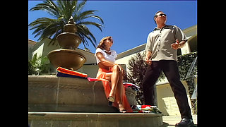 Nici Sterling: a Sensual Beauty Fucked Next to the Fountain